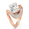 Thumbnail Image 4 of J'Lure Imperial-Emerald Step-Cut Lab-Grown Diamond Engagement Ring 3 ct tw 18K Rose Gold