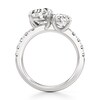 Thumbnail Image 2 of J'Lure Oval Step-Cut Two-Stone Lab-Grown Diamond Engagement Ring 4-5/8 ct tw 18K White Gold