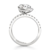 Thumbnail Image 2 of J'Lure Heart Brilliant-Cut Lab-Created Diamond Spiral Engagement Ring 2-5/8 ct tw 18K White Gold