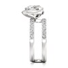 Thumbnail Image 3 of J'Lure Heart Brilliant-Cut Lab-Created Diamond Spiral Engagement Ring 2-5/8 ct tw 18K White Gold