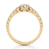Thumbnail Image 2 of J'Lure Pear Step-Cut Lab-Grown Diamond Engagement Ring 1-1/4 ct tw 18K Yellow Gold