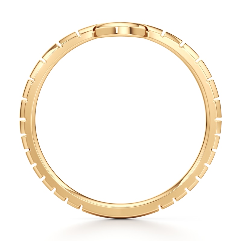 Main Image 2 of J'Lure Contour Wedding Band 18K Yellow Gold