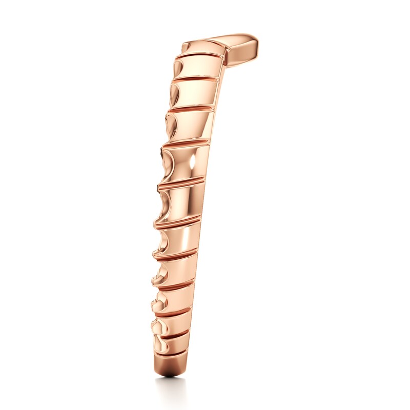 Main Image 3 of J'Lure Contour Wedding Band 18K Rose Gold
