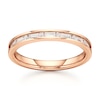 Thumbnail Image 1 of J'Lure Baguette & Round-Cut Lab-Grown Diamond Wedding Band 3/8 ct tw 18K Rose Gold