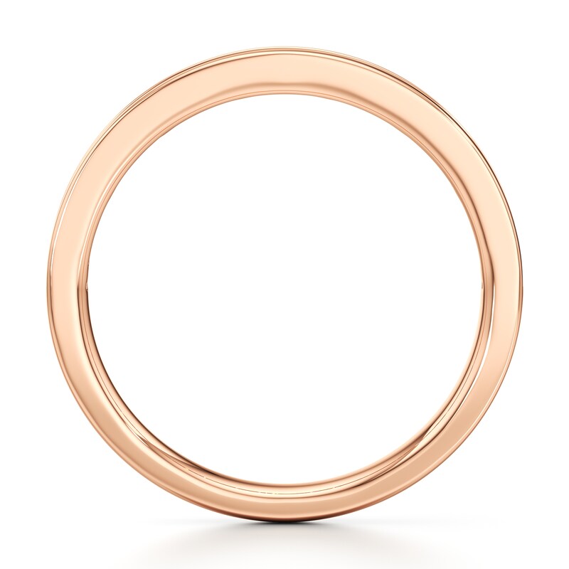 Main Image 2 of J'Lure Baguette & Round-Cut Lab-Grown Diamond Wedding Band 3/8 ct tw 18K Rose Gold