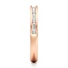 Thumbnail Image 3 of J'Lure Baguette & Round-Cut Lab-Grown Diamond Wedding Band 3/8 ct tw 18K Rose Gold