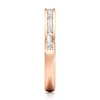 Thumbnail Image 3 of J'Lure Baguette & Round-Cut Lab-Grown Diamond Wedding Band 3/8 ct tw 18K Rose Gold