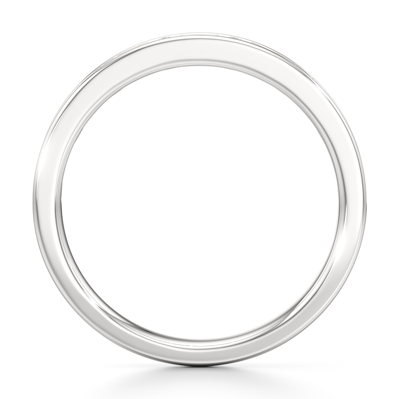 Main Image 2 of J'Lure Baguette & Round-Cut Lab-Grown Diamond Wedding Band 3/8 ct tw 18K White Gold