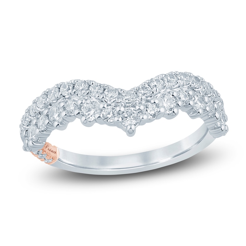 Main Image 1 of Pnina Tornai Diamond Two-Row Contour Anniversary Ring 3/4 ct tw 14K White Gold