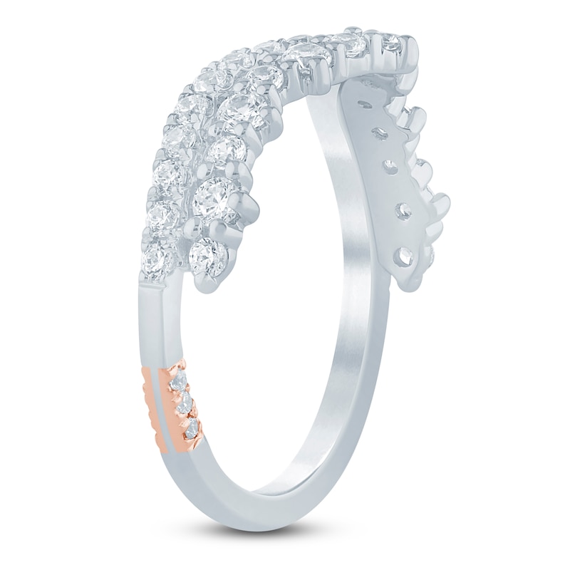 Main Image 2 of Pnina Tornai Diamond Two-Row Contour Anniversary Ring 3/4 ct tw 14K White Gold