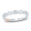 Thumbnail Image 1 of Pnina Tornai Emerald & Round-Cut Lab-Grown Diamond Five-Stone Anniversary Ring 1 ct tw 14K White Gold