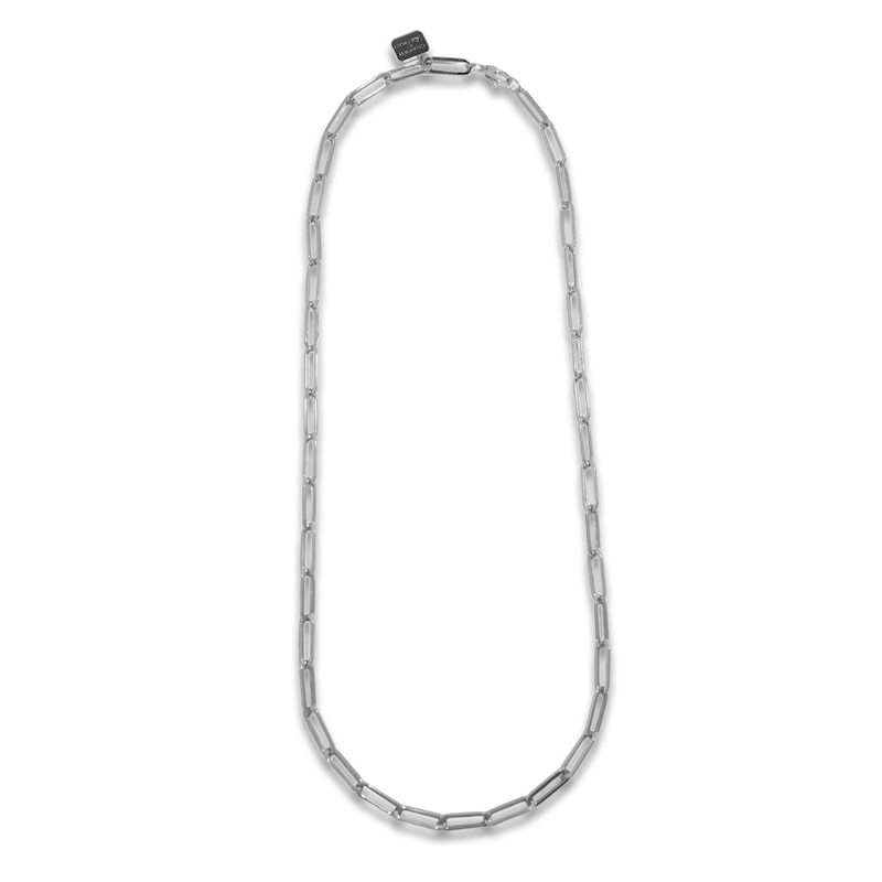 Main Image 1 of Charm'd by Lulu Frost Paperclip Chain Semi-Solid 10K White Gold 20"