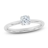 Thumbnail Image 1 of Certified Round-Cut Solitaire Diamond Engagement Ring 1/2 ct tw 18K White Gold (SI2/G)