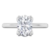 Thumbnail Image 3 of Certified Oval-Cut Diamond Solitaire Engagement Ring 2 ct tw 14K White Gold (I1/I)