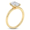 Thumbnail Image 2 of Certified Oval-Cut Diamond Solitaire Engagement Ring 2 ct tw 18K Yellow Gold (SI2/G)