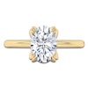 Thumbnail Image 3 of Certified Oval-Cut Diamond Solitaire Engagement Ring 2 ct tw 18K Yellow Gold (SI2/G)