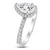 Thumbnail Image 2 of Pear-Shaped Lab-Grown Diamond Halo Engagement Ring 1-1/2 ct tw Platinum