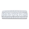 Thumbnail Image 3 of Lab-Grown Diamond Three-Row Anniversary Ring 1-3/4 ct tw 14K White Gold