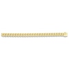 Thumbnail Image 2 of Miami Cuban Curb Chain Bracelet 11.3mm Semi-Solid 10K Yellow Gold 8.5"