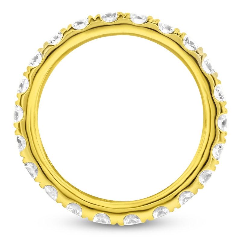 Main Image 2 of Lab-Grown Diamond Eternity Band 1-3/4 to 2-1/3 ct tw 14K Yellow Gold