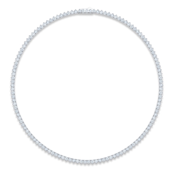 Jared Signature Lab-Grown Diamond Tennis Necklace 15 ct tw 14K White Gold 17"