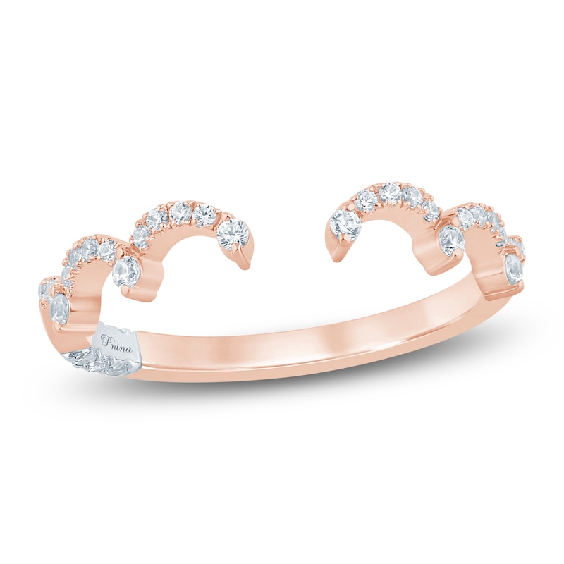 Main Image 1 of Pnina Tornai Certified Diamond Open Lace Wedding Band 1/5 ct tw 14K Rose Gold