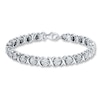 Diamond Bracelet 3/4 ct tw Round-cut Sterling Silver
