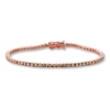 Thumbnail Image 1 of Le Vian Chocolate Ombre Tennis Bracelet 3-1/2 ct tw Diamonds 14K Gold