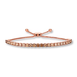 Le Vian Chocolate Ombre Bolo Bracelet 4 ct tw Diamonds 14K Gold