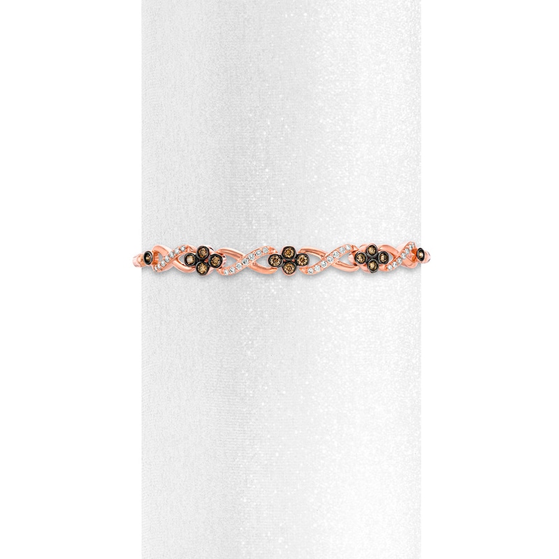 Main Image 2 of Le Vian Chocolate Diamond Bolo Bracelet 3/4 ct tw 14K Gold