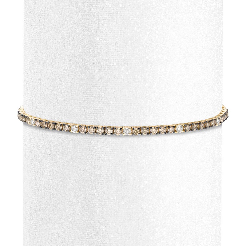 Main Image 2 of Le Vian Chocolate/Nude Diamond Bolo Bracelet 2 ct tw 14K Gold