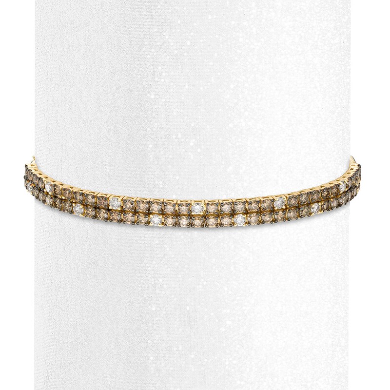 Main Image 2 of Le Vian Chocolate Diamond Bolo Bracelet 4 ct tw 14K Honey Gold
