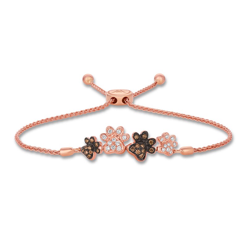 Le Vian Diamond Paw Print Bolo Bracelet 3 8 Ct Tw 14k Gold Jared Le Vian Diamond Paw Print Bolo Bracelet 3 8 Ct Tw 14k Gold Jared