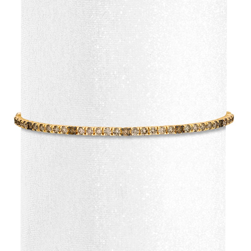 Le Vian Chocolate Diamonds Bolo Bracelet 2 ct tw 14K Honey Gold