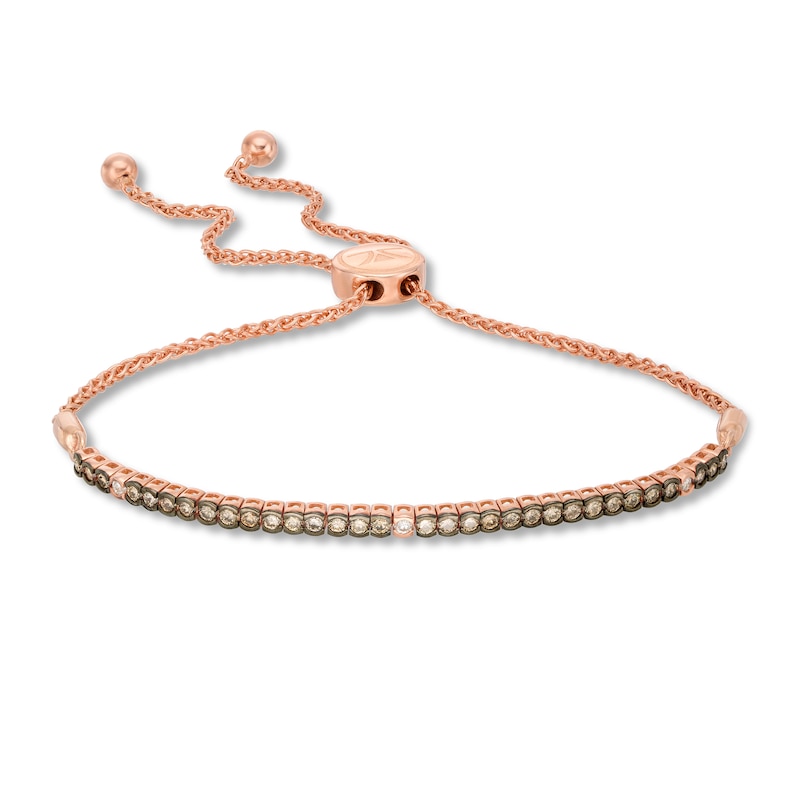 Main Image 1 of Le Vian Chocolate Diamonds Bolo Bracelet 5/8 ct tw 14K Gold