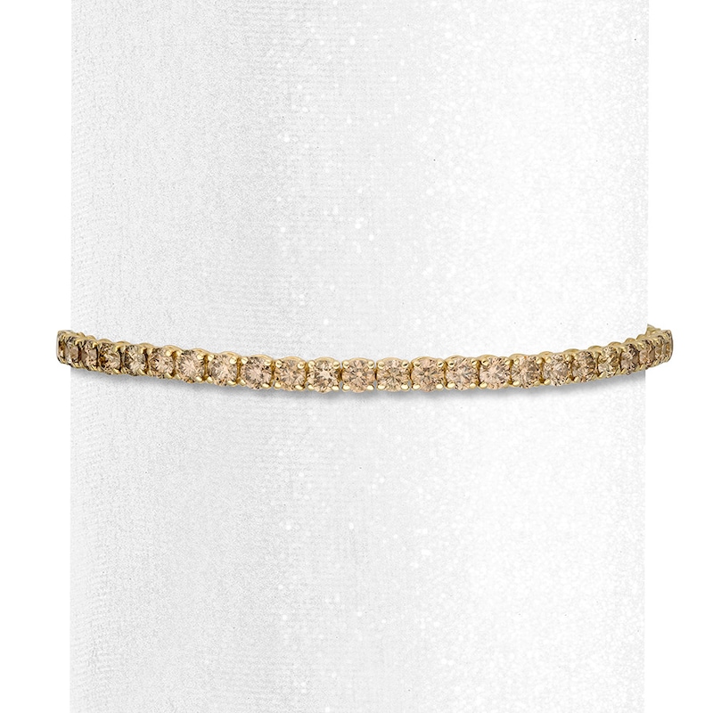 Le Vian Chocolate Diamonds Bolo Bracelet 4 ct tw 14K Honey Gold