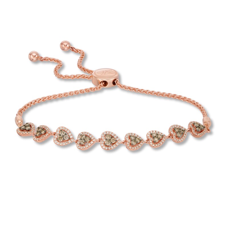 Main Image 1 of Le Vian Chocolate Diamonds Bolo Bracelet 7/8 carat tw 14K Gold