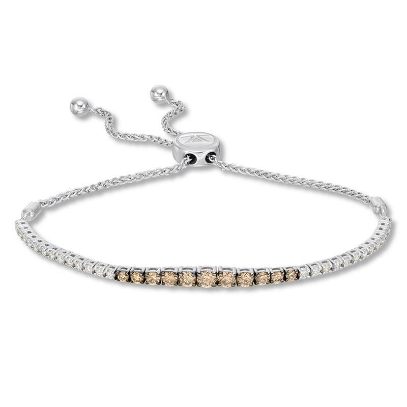 Le Vian Chocolate Diamonds Bolo Bracelet 1-1/3 ct tw 14K Gold