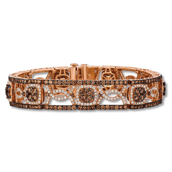 Le Vian Diamond Bracelet 10-1/4 carats tw 14K Strawberry Gold