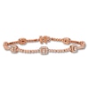 Thumbnail Image 1 of Le Vian Diamond Bracelet 1-1/2 ct tw Baguette/Round 14K Strawberry Gold