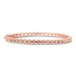 Le Vian Diamond Bangle Bracelet 1/4 ct tw Round 14K Strawberry Gold