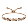 Thumbnail Image 1 of Le Vian Diamond Bolo Bracelet 3/8 ct tw Round 14K Strawberry Gold 9.5"