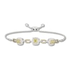 Thumbnail Image 0 of Le Vian Sunny Yellow Diamond Bolo Bracelet 1-3/4 ct tw Round 14K Two-Tone Gold