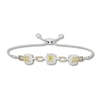 Thumbnail Image 1 of Le Vian Sunny Yellow Diamond Bolo Bracelet 1-3/4 ct tw Round 14K White Gold