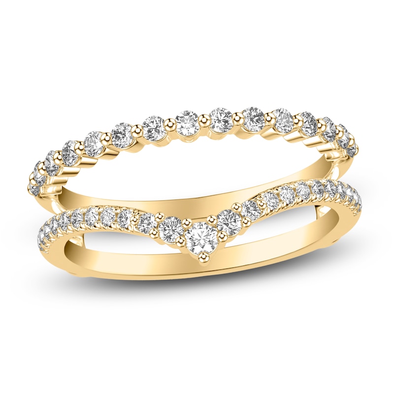 Main Image 1 of Diamond Enhancer Ring 1/2 ct tw Round 14K Yellow Gold