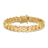 Thumbnail Image 1 of Men's Solid Curb Chain Bracelet 14K Yellow Gold 10.95mm 8"