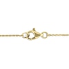 Thumbnail Image 2 of Diamond Bar Necklace 1/10 ct tw Round 14K Yellow Gold 17"