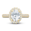 Thumbnail Image 3 of Pnina Tornai Lab-Grown Diamond Engagement Ring 2 ct tw Oval/Round 14K Yellow Gold