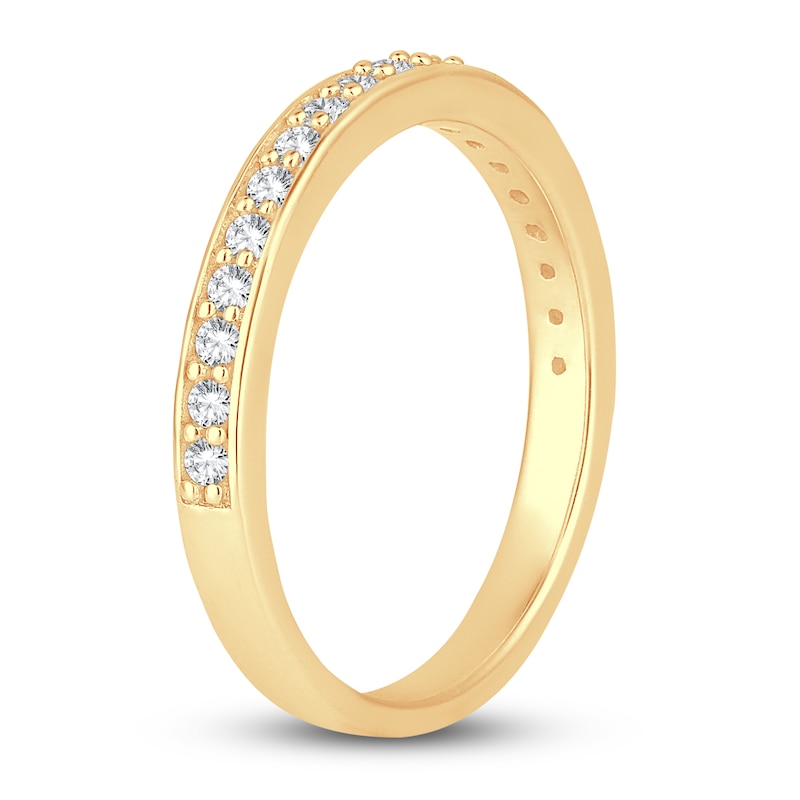 Main Image 2 of Diamond Wedding Band 1/4 ct tw Round 14K Yellow Gold