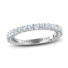 Vera Wang WISH Diamond Wedding Band 1 ct tw Princess 18K White Gold